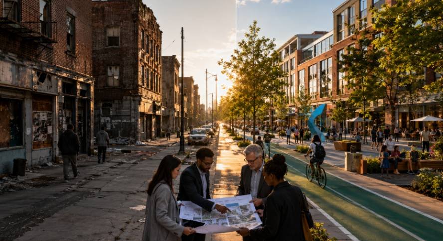 The Economic Cascades of High-Line Style Redevelopment