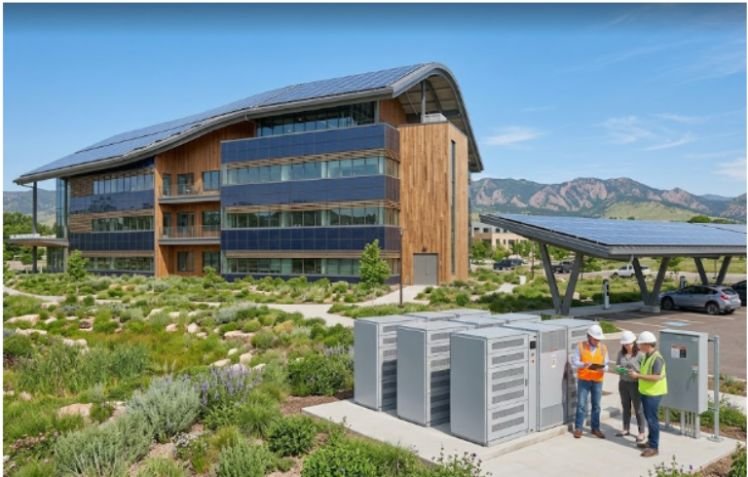 On-Site Renewable Energy and Battery Storage