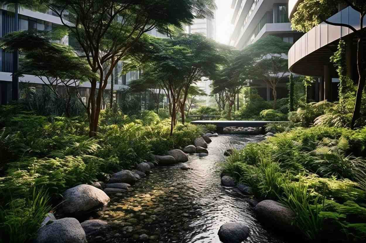 How Far Should a Rain Garden Be From a Foundation?