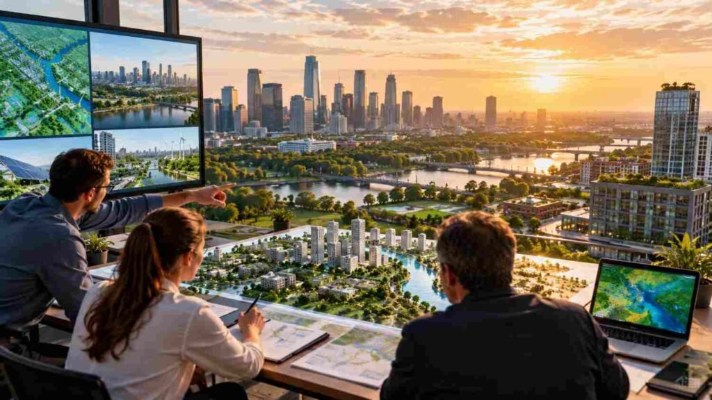 How Data-Driven Land Use Planning Under Climate Change Can Shape Sustainable Cities